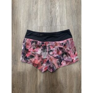 Lululemon Run Times Short 4" in Sun Dazed‎ Multi Pink Print Size 4